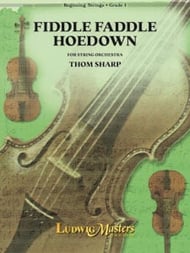 Fiddle Faddle Hoedown Orchestra sheet music cover Thumbnail